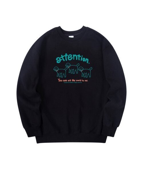 RADINEO(ラディネオ)の「アテンション スウェット ブラック(スウェット・メンズ・その他・MEDIUM/X-LARGE/LARGE)」の1枚目の写真
