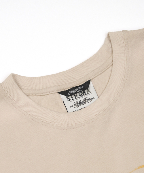 STIGMA(スティグマ)の「Crayon Flower Vintage-Like Washed Oversized Short Sleeves T-Shirts Beige(Tシャツ/カットソー・メンズ・その他・LARGE/X-LARGE/MEDIUM)」の3枚目の写真