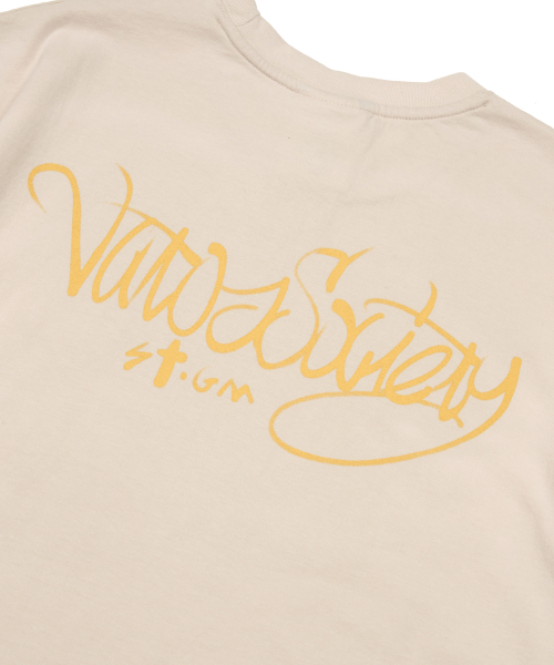 STIGMA(スティグマ)の「Crayon Flower Vintage-Like Washed Oversized Short Sleeves T-Shirts Beige(Tシャツ/カットソー・メンズ・その他・LARGE/X-LARGE/MEDIUM)」の6枚目の写真