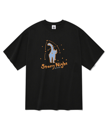 スターリーナイト半袖Tシャツブラック
