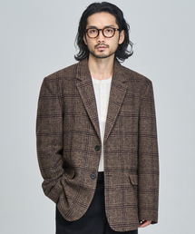PRAIRIE（プレリー）の「ウールチェックオーバーサイズブレザー (グレンチェック)（テーラードジャケット）」