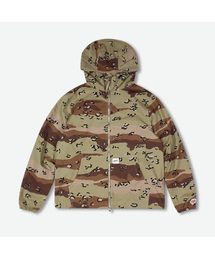 WEIRDWORLD（ウィアード ワールド）の「カモフラージュウェーブロゴフードジップアップデザートカモ（その他アウター）」