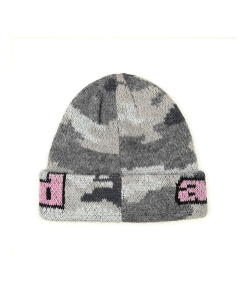 AAPE BY A BATHING APE（エーエイプバイアベイシングエイプ）の「AAPE X ERASED KNITTED HAT（ニットキャップ/ビーニー・メンズ・ホワイト系その他・FREE）」の2枚目の写真