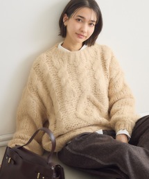 KATHARINE ROSS | 【KATHARINE ROSS】ふわふわローゲージケーブル(ニット/セーター)