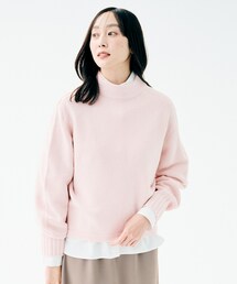 【極美品】JUN&ROPE ピンク タートルネック セーター セール】リブ タートルネック ニット（ニット/セーター）｜DAYRA