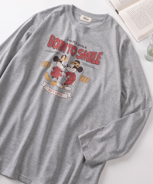 D&G ミッキー・ミニー 長袖カットソー ミッキー ミニー 長袖トップス ブラック - メルカリ