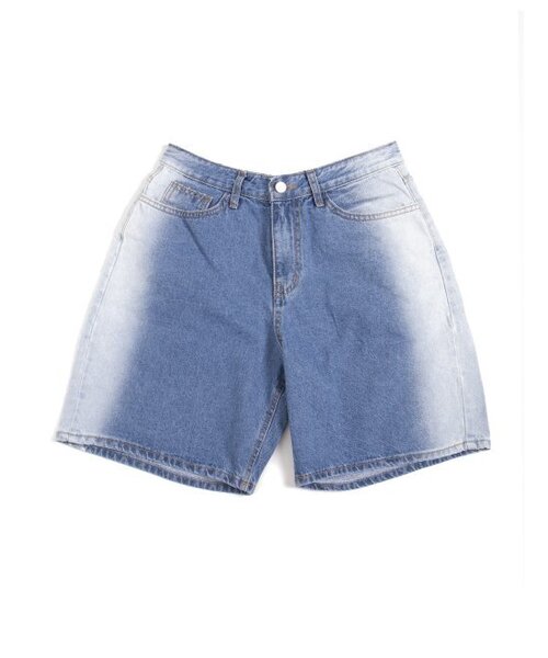 KATRINA K（カトリーナケイ）の「サイドウォッシングデニムショートパンツ-ブラック（その他パンツ・メンズ・ブラック・SMALL/MEDIUM/LARGE/X-LARGE）」の2枚目の写真