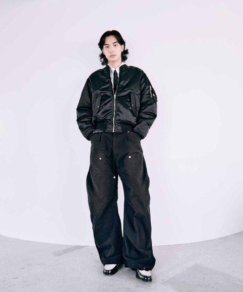 BASICKS×DUCK DOUBLE KNEE CURVED LEG PANTS（その他パンツ）｜CONZ