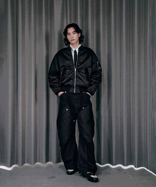 CONZ（コンズ）の「BASICKS×DUCK DOUBLE KNEE CURVED LEG PANTS（その他パンツ・メンズ・ブラック/ベージュ・3/1/2）」の20枚目の写真