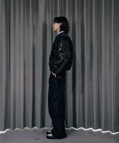 CONZ（コンズ）の「BASICKS×DUCK DOUBLE KNEE CURVED LEG PANTS（その他パンツ・メンズ・ブラック/ベージュ・3/1/2）」の21枚目の写真