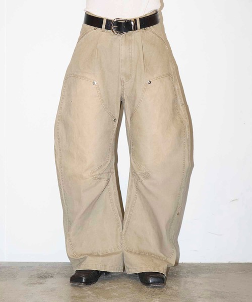 BASICKS×DUCK DOUBLE KNEE CURVED LEG PANTS（その他パンツ）｜CONZ