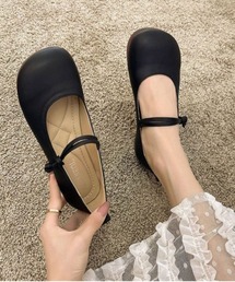 BACKYARD FAMILY（バックヤードファミリー）の「ベルトパンプス ローヒール 幅広め（パンプス）」