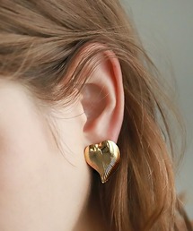 LAPUIS | LAPUIS(ラピュイ) Heart leaf pierced earrings(ピアス(両耳用))