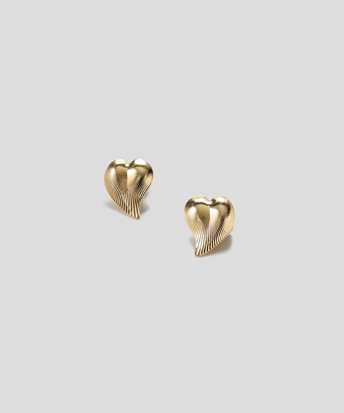 LAPUIS（ラピュイ）の「LAPUIS(ラピュイ) Heart leaf pierced earrings（ピアス（両耳用）・レディース・シルバー/ゴールド・FREE）」の19枚目の写真