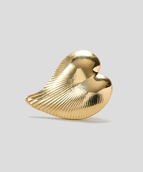 LAPUIS（ラピュイ）の「LAPUIS(ラピュイ) Heart leaf pierced earrings（ピアス（両耳用）・レディース・シルバー/ゴールド・FREE）」の20枚目の写真