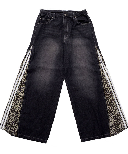 SILVER BULLET(シルバーバレット)の「『SILVER BULLET SELECT AP/シルバーバレットセレクト』ZIP TRICK バギーデニムパンツ(デニムパンツ・メンズ・ネイビー系/ブラック系2/ブラック・L/M)」の8枚目の写真
