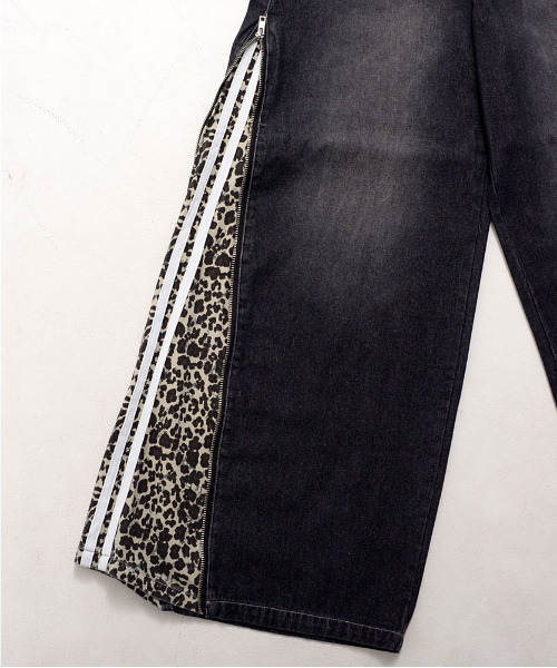 SILVER BULLET(シルバーバレット)の「『SILVER BULLET SELECT AP/シルバーバレットセレクト』ZIP TRICK バギーデニムパンツ(デニムパンツ・メンズ・ネイビー系/ブラック系2/ブラック・L/M)」の14枚目の写真