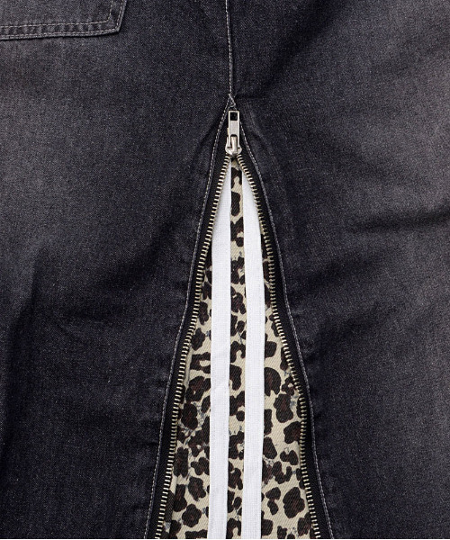 SILVER BULLET(シルバーバレット)の「『SILVER BULLET SELECT AP/シルバーバレットセレクト』ZIP TRICK バギーデニムパンツ(デニムパンツ・メンズ・ネイビー系/ブラック系2/ブラック・L/M)」の16枚目の写真