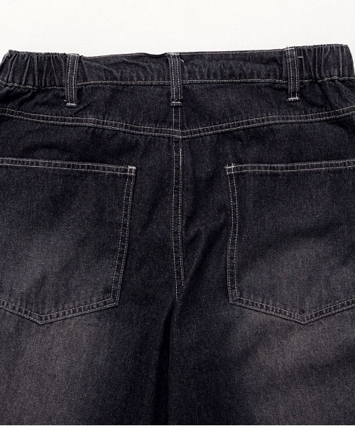 SILVER BULLET(シルバーバレット)の「『SILVER BULLET SELECT AP/シルバーバレットセレクト』ZIP TRICK バギーデニムパンツ(デニムパンツ・メンズ・ネイビー系/ブラック系2/ブラック・L/M)」の18枚目の写真
