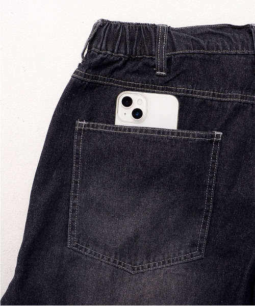 SILVER BULLET(シルバーバレット)の「『SILVER BULLET SELECT AP/シルバーバレットセレクト』ZIP TRICK バギーデニムパンツ(デニムパンツ・メンズ・ネイビー系/ブラック系2/ブラック・L/M)」の19枚目の写真