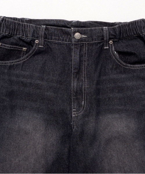 SILVER BULLET(シルバーバレット)の「『SILVER BULLET SELECT AP/シルバーバレットセレクト』ZIP TRICK バギーデニムパンツ(デニムパンツ・メンズ・ネイビー系/ブラック系2/ブラック・L/M)」の20枚目の写真