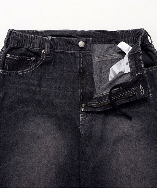 SILVER BULLET(シルバーバレット)の「『SILVER BULLET SELECT AP/シルバーバレットセレクト』ZIP TRICK バギーデニムパンツ(デニムパンツ・メンズ・ネイビー系/ブラック系2/ブラック・L/M)」の21枚目の写真