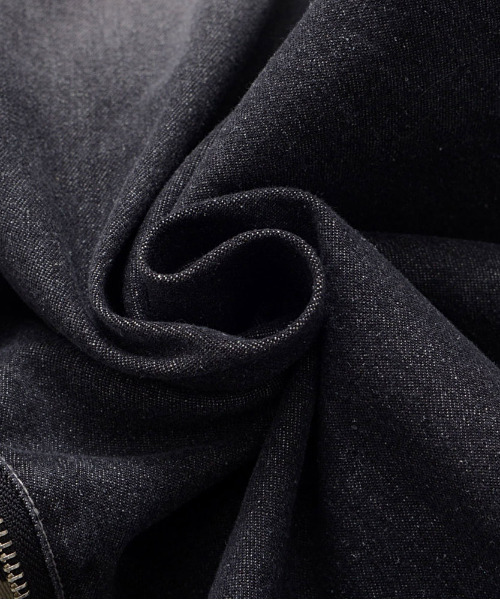 SILVER BULLET(シルバーバレット)の「『SILVER BULLET SELECT AP/シルバーバレットセレクト』ZIP TRICK バギーデニムパンツ(デニムパンツ・メンズ・ネイビー系/ブラック系2/ブラック・L/M)」の4枚目の写真