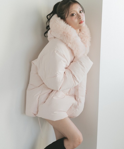 Uチャンさん専用 フード付きファー付きダウンジャケット 楽天市場】ファー リアルファー フード 取り付け ダウン用ラクーン