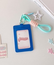 VIBGYOR（ヴィブジョー）の「oshipic/推し活 ストラップ スターチャーム付き ID カードホルダー トレカ カードケース S0024（カードケース）」