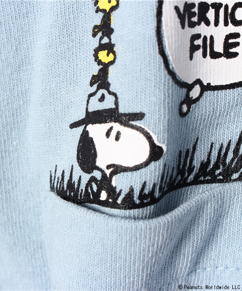B:MING by BEAMS（ビーミングバイビームス）の「ビーミング by ビームス / Peanuts ポケットＴシャツ 16SS（Tシャツ/カットソー・キッズ・サックスブルー/ホワイト・130/80/140/90/150/110/100/120）」の12枚目の写真