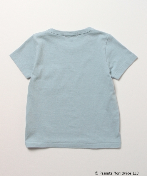 B:MING by BEAMS（ビーミングバイビームス）の「ビーミング by ビームス / Peanuts ポケットＴシャツ 16SS（Tシャツ/カットソー・キッズ・サックスブルー/ホワイト・130/80/140/90/150/110/100/120）」の3枚目の写真