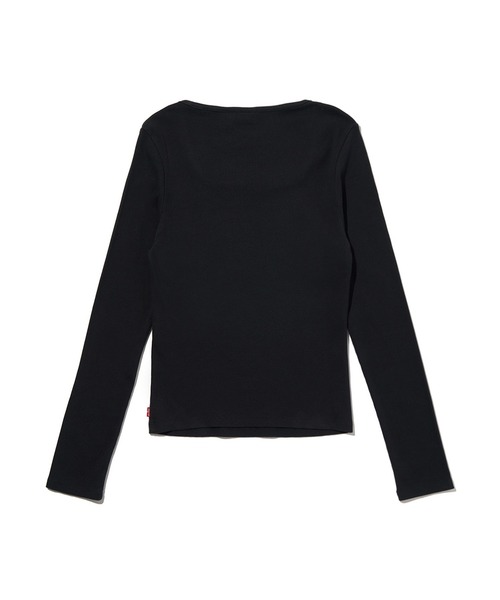 Levi's（リーバイス）の「Levi's/リーバイス エッセンシャル スクエアネック ロングスリーブ Tシャツ（Tシャツ/カットソー・レディース・ブラック・M/S/XS）」の8枚目の写真