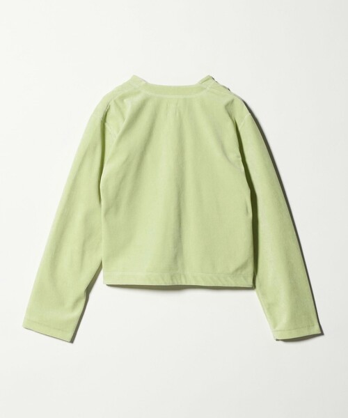 6（ロク）の「＜6(ROKU)＞ベロア カラー カーディガン（カーディガン/ボレロ・レディース・ピンク/ライム・FREE）」の12枚目の写真