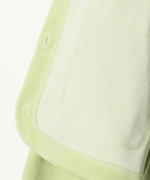 6（ロク）の「＜6(ROKU)＞ベロア カラー カーディガン（カーディガン/ボレロ・レディース・ピンク/ライム・FREE）」の14枚目の写真