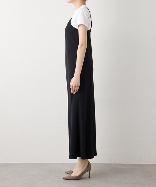 Drawing Numbers（ドローイング ナンバーズ）の「【Drawing Numbers】ジョーゼットホルターワンピース（ワンピース・レディース・ベージュ/ブラック・38）」の16枚目の写真