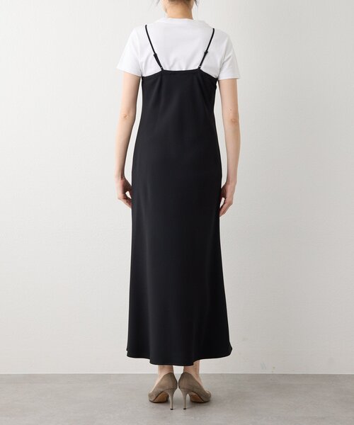 Drawing Numbers（ドローイング ナンバーズ）の「【Drawing Numbers】ジョーゼットホルターワンピース（ワンピース・レディース・ベージュ/ブラック・38）」の17枚目の写真