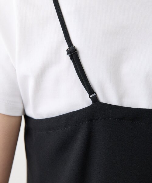 Drawing Numbers（ドローイング ナンバーズ）の「【Drawing Numbers】ジョーゼットホルターワンピース（ワンピース・レディース・ベージュ/ブラック・38）」の19枚目の写真