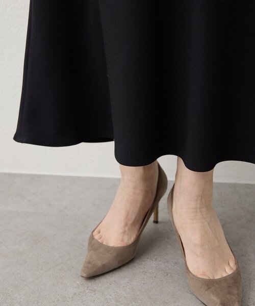 Drawing Numbers（ドローイング ナンバーズ）の「【Drawing Numbers】ジョーゼットホルターワンピース（ワンピース・レディース・ベージュ/ブラック・38）」の20枚目の写真