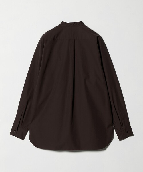 UNITED ARROWS(ユナイテッドアローズ)の「カリビアーナミルズ ポプリン バンドカラーシャツ(シャツ/ブラウス・メンズ・ダークブラウン/ホワイト/ライトピンク/ロイヤルブルー・S/XL/M/L)」の19枚目の写真