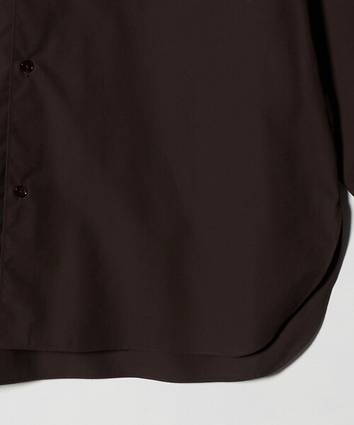 UNITED ARROWS(ユナイテッドアローズ)の「カリビアーナミルズ ポプリン バンドカラーシャツ(シャツ/ブラウス・メンズ・ダークブラウン/ホワイト/ライトピンク/ロイヤルブルー・S/XL/M/L)」の22枚目の写真