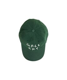 1011GALLERY（ワンゼロワンワンギャラリー）の「Gallery Logo Ball Cap_Green（キャップ）」