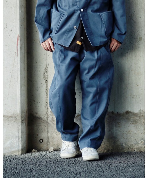 NATAL DESIGN(ネイタルデザイン)の「Dickies × NATAL DESIGN / RANDY WORK PANTS (AIR FORCE BLUE)(チノパンツ・メンズ・グレイッシュブルー・SMALL/MEDIUM/LARGE)」の1枚目の写真