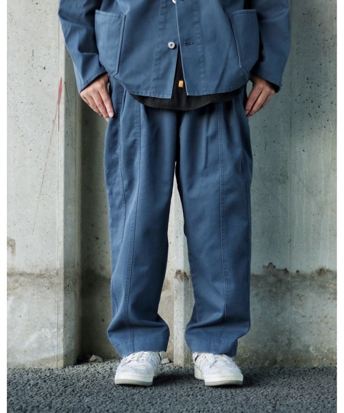 NATAL DESIGN(ネイタルデザイン)の「Dickies × NATAL DESIGN / RANDY WORK PANTS (AIR FORCE BLUE)(チノパンツ・メンズ・グレイッシュブルー・SMALL/MEDIUM/LARGE)」の3枚目の写真