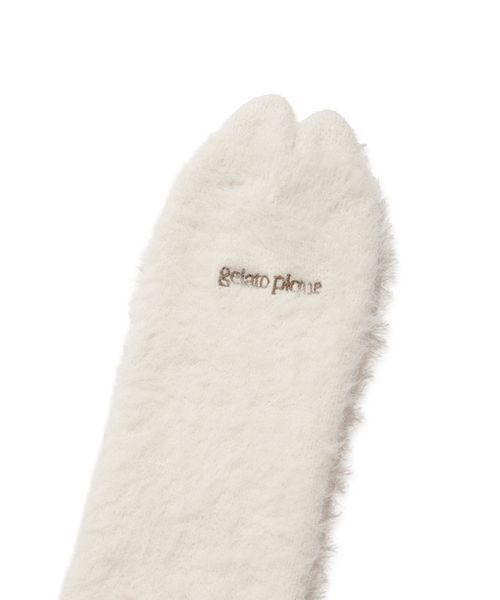 gelato pique（ジェラートピケ）の「キャットロングソックス（その他ルームウェア・レディース・ベージュ/オフホワイト・F）」の5枚目の写真