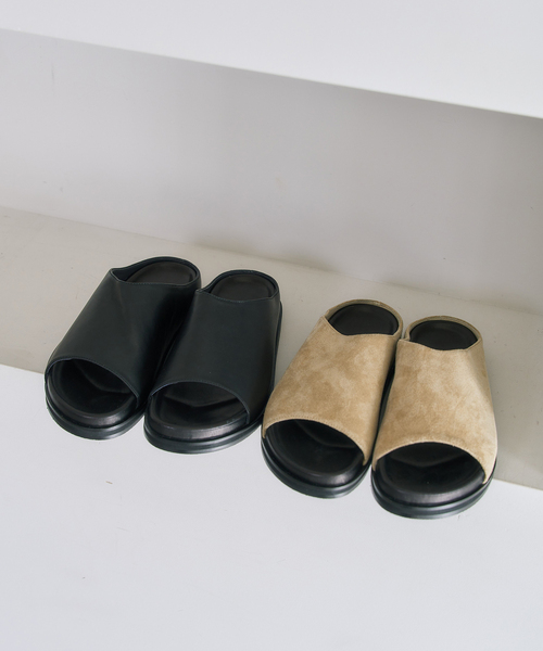 LE TALON（ルタロン）の「レザーハイバンプクロッグ（サンダル・レディース・ブラック系その他/ベージュ・SMALL/MEDIUM/LARGE/X-LARGE）」の3枚目の写真