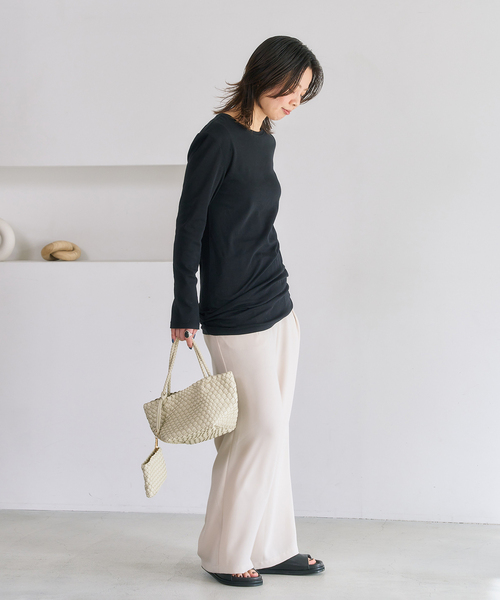 LE TALON（ルタロン）の「レザーハイバンプクロッグ（サンダル・レディース・ブラック系その他/ベージュ・SMALL/MEDIUM/LARGE/X-LARGE）」の9枚目の写真
