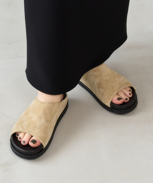 LE TALON（ルタロン）の「レザーハイバンプクロッグ（サンダル・レディース・ブラック系その他/ベージュ・SMALL/MEDIUM/LARGE/X-LARGE）」の15枚目の写真