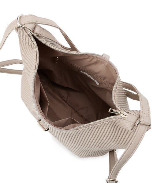 grove(グローブ)の「プリーツベルト3WAYショルダー(ショルダーバッグ・レディース・シルバー/ブラック/ライトグレー・00)」の20枚目の写真