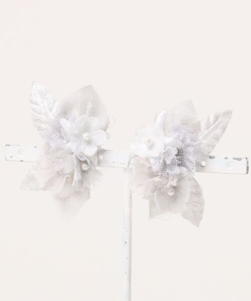 m.soeur(エムスール)の「クララとサテンのイヤリング(イヤリング・レディース・グレー/ホワイト/ピンク・FREE)」の14枚目の写真