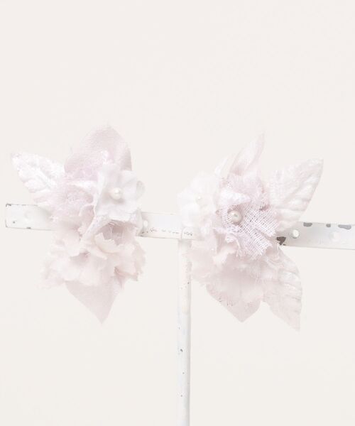 m.soeur(エムスール)の「クララとサテンのイヤリング(イヤリング・レディース・グレー/ホワイト/ピンク・FREE)」の15枚目の写真